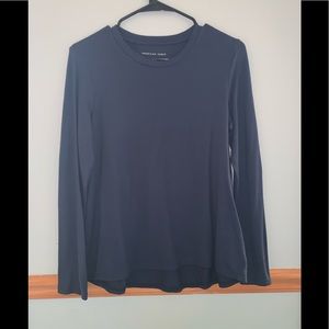 Navy blue soft long sleeve